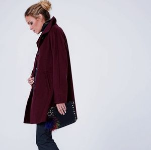 🌿NWOT Ellen Tracy Angora & Wool Blend Coat